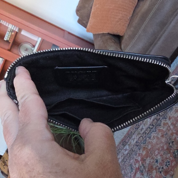 NWOT Coach Black Cat & Moon Signature Corner Zip Wristlet/Wallet ๐ค๐โโฌ๏ธ๐๐๐โค๏ธ - Picture 8 of 13